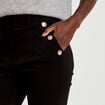 Pantalon taille haute noir femme