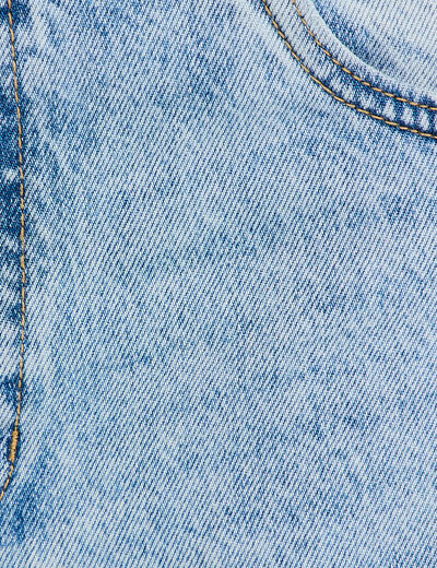 Jean coupe large denim triple stone femme