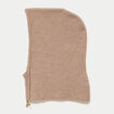 Cagoule beige femme
