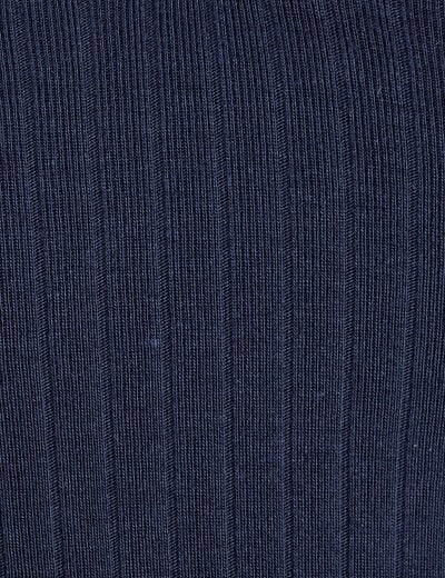 Polo c&ocirc;tel&eacute; manches courtes bleu marine femme