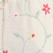 Short avec broderie blanc femme