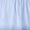 Chemise col montant manches longues bleu clair femme