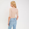 T-shirt thermique manches courtes sable femme