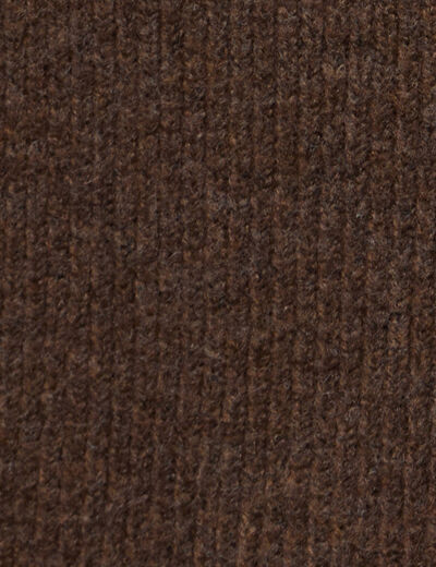 Cache-cou marron fonc&eacute; femme