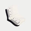 Lot 5 paires de chaussettes ecru femme