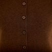 Gilet sans manches marron fonc&eacute; femme