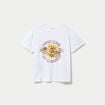 T-shirt oversize manches courtes blanc femme