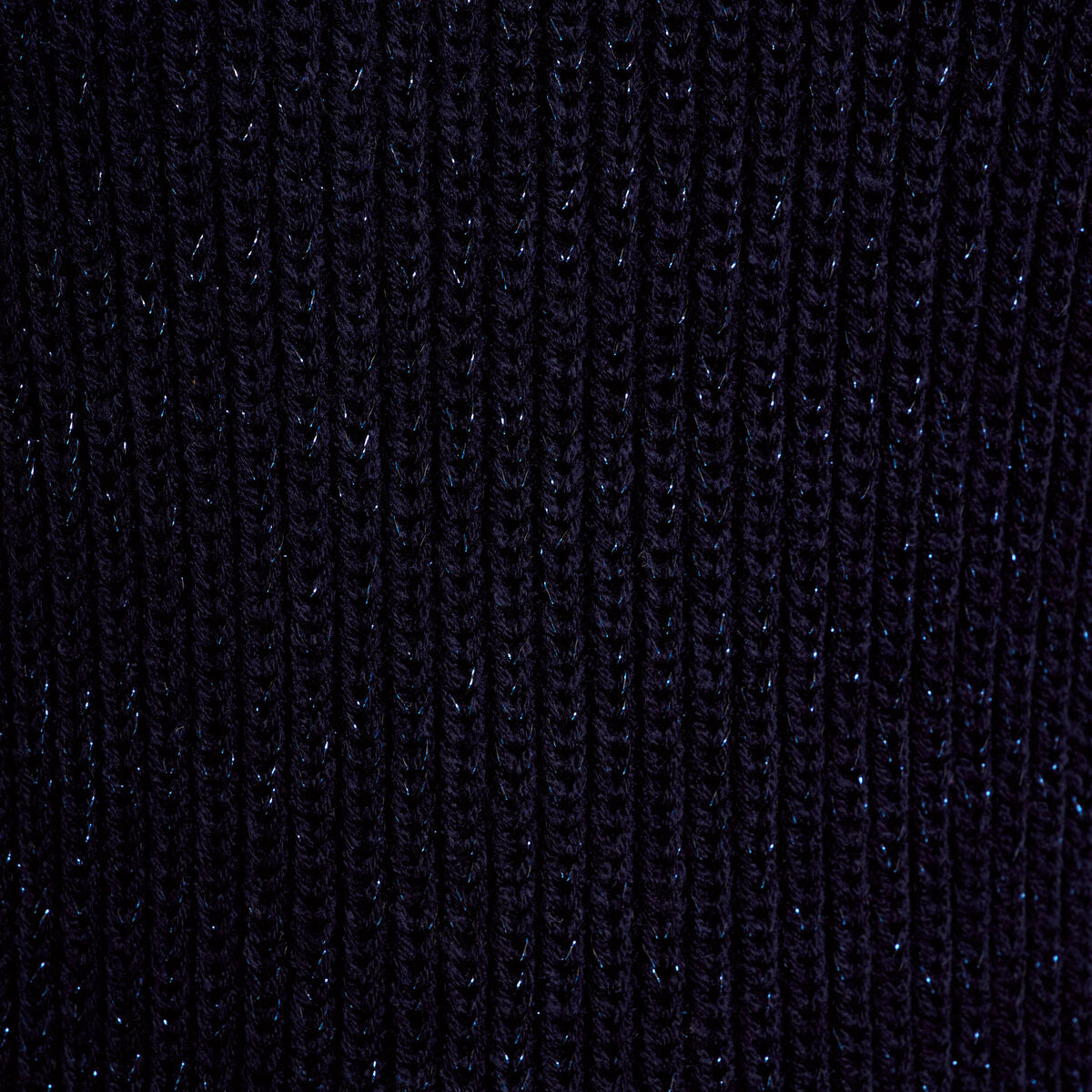 Robe pull d&eacute;tails de boutons bleu marine femme