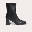 Bottines &agrave; talon noir femme