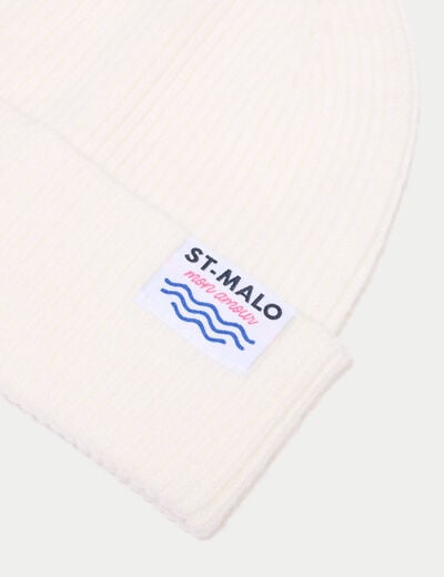 Bonnet ecru femme