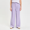 Pantalon large &agrave; pinces parme femme