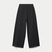 Pantalon bootcut taille haute gris fonc&eacute; femme
