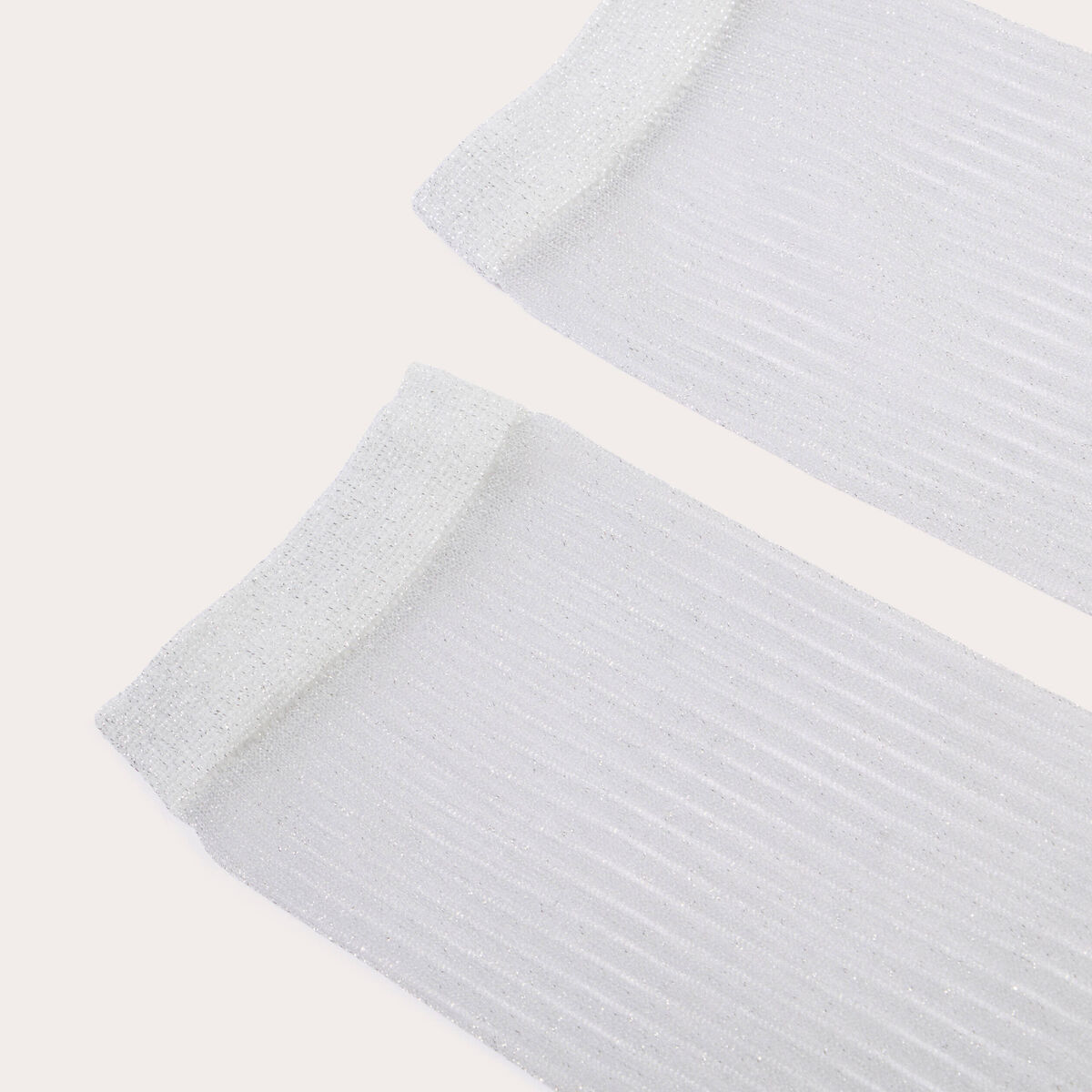 Chaussettes couleur argent femme