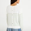 Pull manches longues vert pastel femme