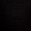 Robe longue droite col b&eacute;nitier dentelle noir femme