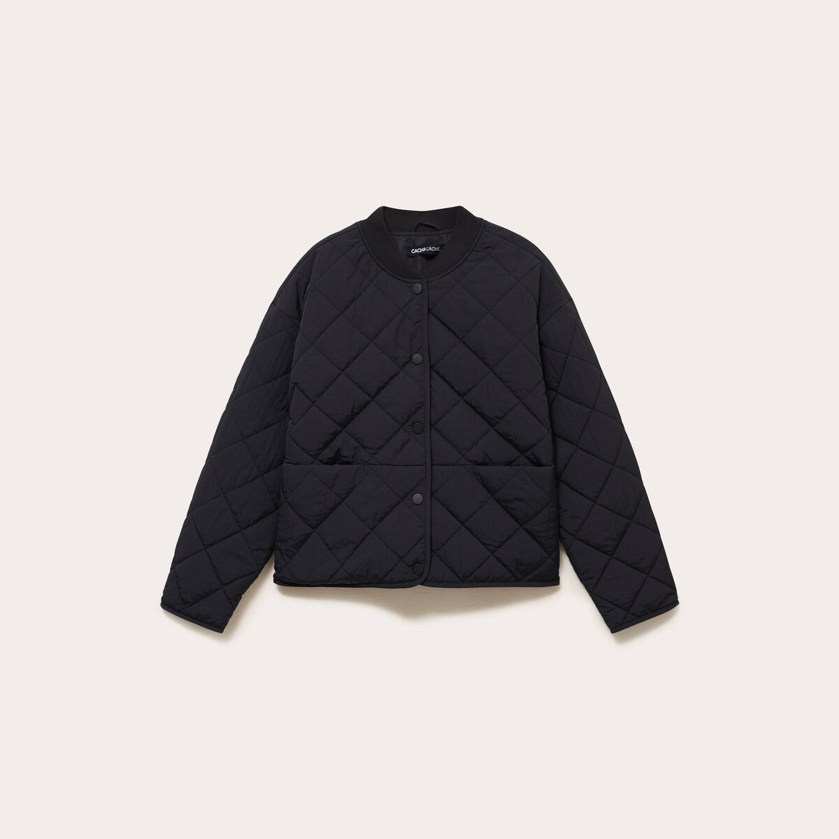 Veste matelass&eacute;e noir femme