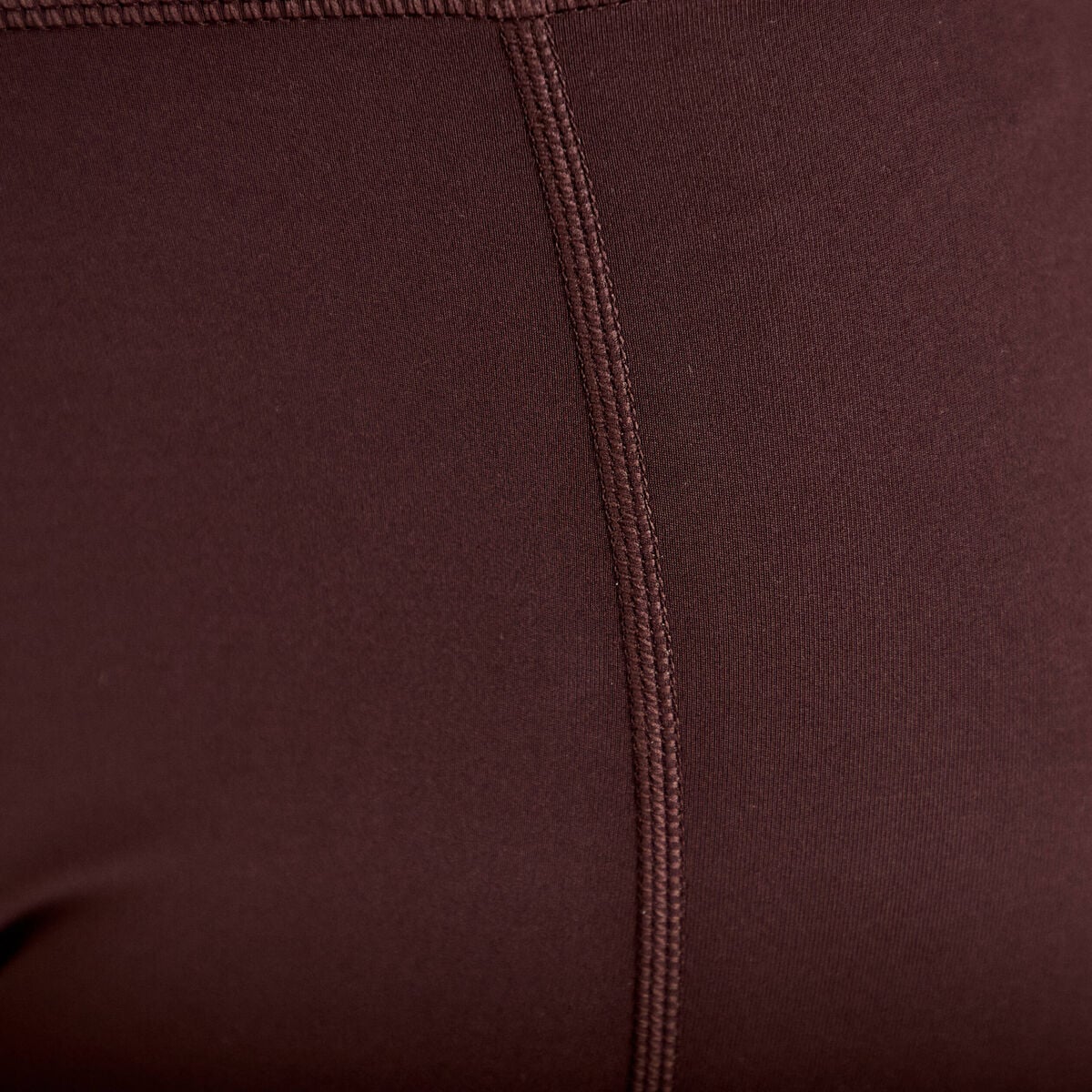 Leggings taille haute marron fonc&eacute; femme