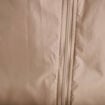 Parka r&eacute;versible 3/4 &agrave; capuche beige femme