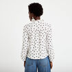 Blouse manches longues blanc femme