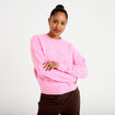 Pull col rond rose femme