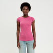 T-shirt manches courtes vieux rose femme