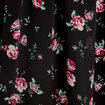 Robe longue &eacute;vas&eacute;e volants noir femme