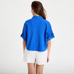 Chemise manches 3/4 bleu electrique femme