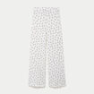 Pantalon bootcut taille standard blanc femme