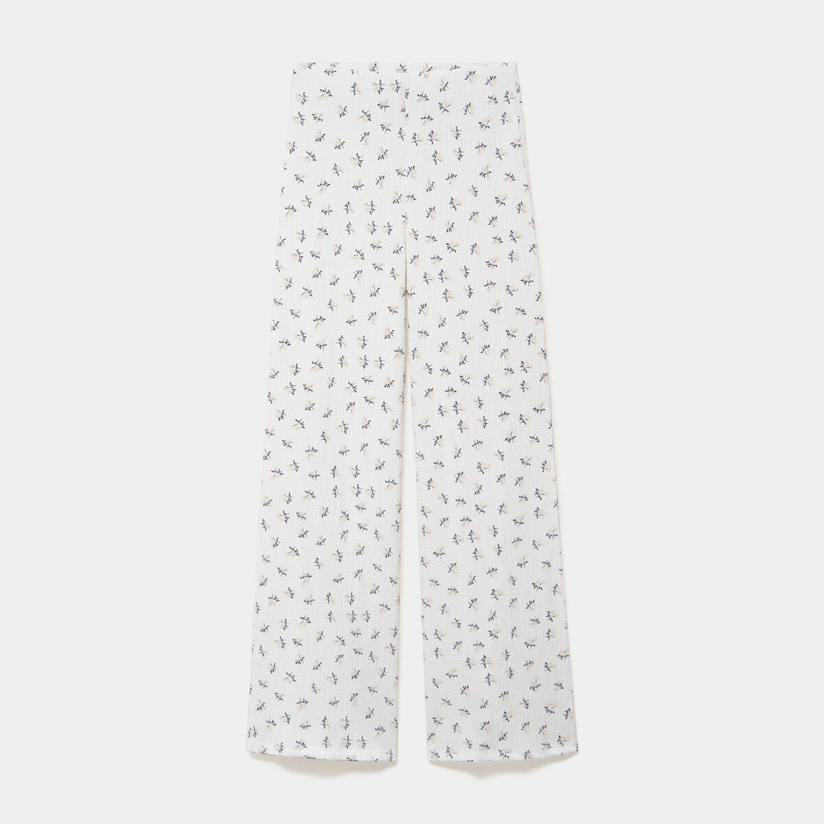 Pantalon bootcut taille standard blanc femme