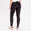 Jean skinny taille basse denim noir femme