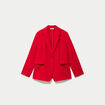 Veste esprit blazer rouge femme