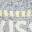 Pull oversize col rond manches longues gris clair femme