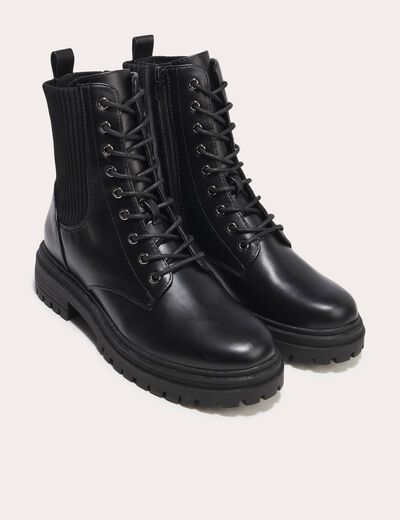 Bottines noir femme