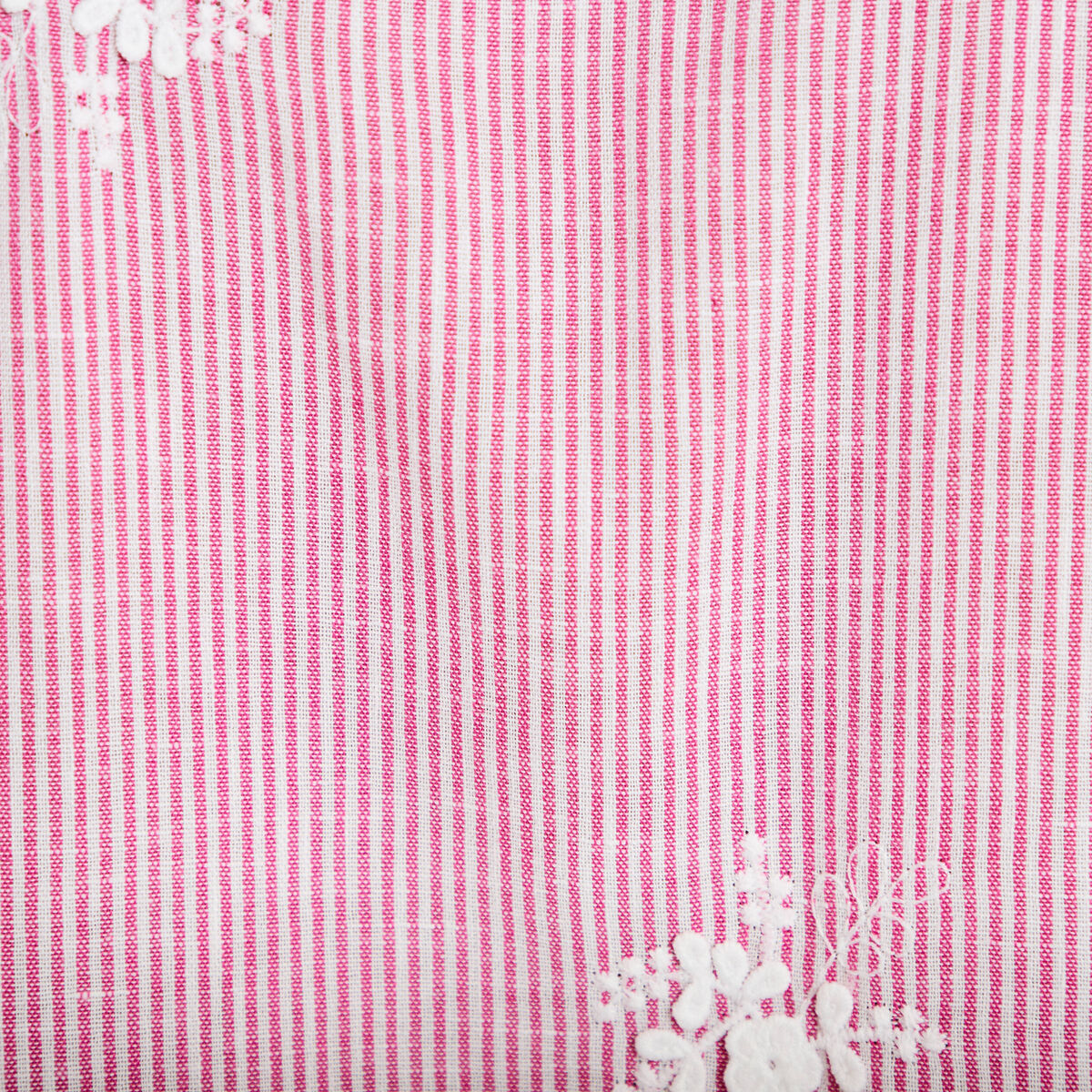 Blouse col tunisien rose femme
