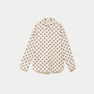 Chemise oversize manches longues blanc femme