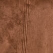 Robe droite courte sans manches col rond marron femme