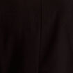 Blazer droit manches longues noir femme
