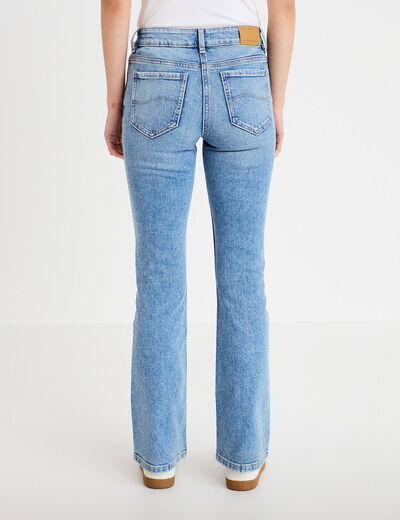 Jeans flare denim triple stone femme