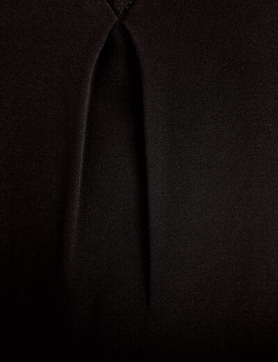 D&eacute;bardeur sans manches noir femme