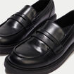 Mocassins noir femme