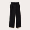 Pantalon large style jogging noir femme