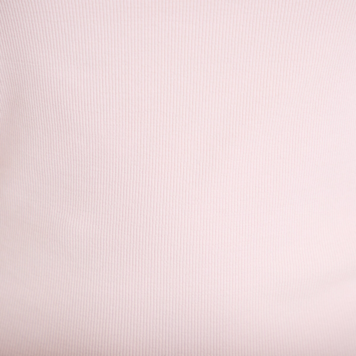 T-shirt cintr&eacute; d&eacute;collet&eacute; manches courtes rose clair femme