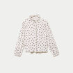 Blouse manches longues blanc femme