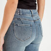 Jeans skinny push-up taille haute denim double stone femme