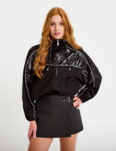 Jupe-short courte noir femme