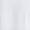 Chemise droite cropped col classique ecru femme