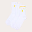 Chaussettes ecru femme