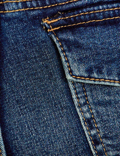 Short slim cigarette en jean stretch denim dirty femme
