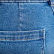 Jean wide leg cropped taille haute denim double stone femme