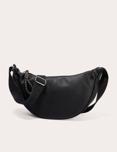 Sac banane similicuir noir femme